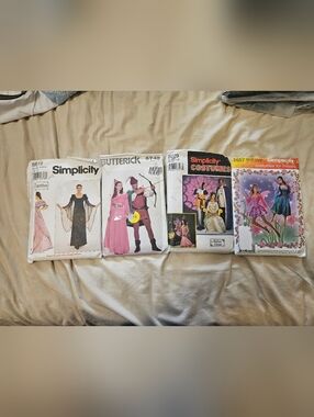 Costume Pattern Lot As Is
